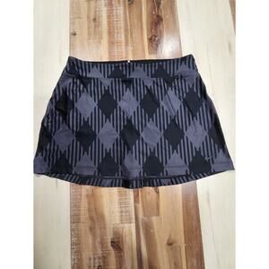 Nike Golf Dri-FIT Black Geometric Athletic Skirt M